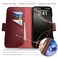 Dreem Wallet Case for iPhone 16 Pro Max Revolutionary VertHor Phone Stand Magnetic Detachable Vegan Leather Flip Cover RFID Blocking Card Holder MagSafeFit Gift Box Fibonacci Burgundy