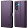 FLIPALM Wallet Case for Samsung Galaxy S24 Fe RFID Blocking Credit Card Holder PU Leather Folio Flip Kickstand Protective Shockproof Cover for S24 Fe Purple for S24 Fe 64