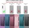FLIPALM Wallet Case for Samsung Galaxy S24 Fe RFID Blocking Credit Card Holder PU Leather Folio Flip Kickstand Protective Shockproof Cover for S24 Fe Purple for S24 Fe 64