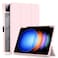 Gylint Case for Xiaomi Pad 6S Pro 124 2024 Hybrid Slim Case Cover Builtin Pencil Holder Shockproof Cover with Clear Transparent Back Shell for Xiaomi Pad 6S Pro 124 Inch Pink