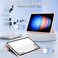 Gylint Case for Xiaomi Pad 6S Pro 124 2024 Hybrid Slim Case Cover Builtin Pencil Holder Shockproof Cover with Clear Transparent Back Shell for Xiaomi Pad 6S Pro 124 Inch Pink