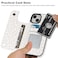 HAOPINSH for iPhone 15 Wallet Case with Card Holder Floral Flower Pattern Back Flip Folio PU Leather Kickstand Card Slots Case for Women Girls Double Magnetic Clasp Cover 61 White Leopard