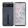 Kowauri Wallet Case for Google Pixel 6A 2022 PU Leather Card Slot Ultra Slim Protector Gray
