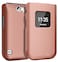 Nakedcellphone Case for Nokia 2720 V Flip Phone Rose Gold Pink Protective SnapOn Hard Shell Cover Grid Texture for Verizon TA1295 2720V