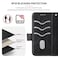 Oduio for Samsung Galaxy S25 Edge Wallet Case with RIFD Blocking Card Holder PU Leather Flip Folio Kickstand Business Protective Phone Cover 67 Inch 2025 Black