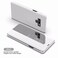 Omorro Smart Case for Galaxy S22 Ultra SleepWake Windows View Design Flip 360 Full Body Builtin Screen Protection Protector Slim Hard Mirror Kickstand Cover for Galaxy S22 Ultra Silver