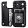 ONETOP Compatible with iPhone 12 Mini Wallet Case with Card Holder PU Leather Kickstand Card Slots Case Double Magnetic Clasp and Durable Shockproof Cover 54 InchBlack