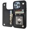 ONETOP Compatible with iPhone 14 Pro Max Wallet Case with Card Holder PU Leather Kickstand Card Slots Case Double Magnetic Clasp and Durable Shockproof Cover 67 Inch Black