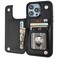 ONETOP Compatible with iPhone 14 Pro Max Wallet Case with Card Holder PU Leather Kickstand Card Slots Case Double Magnetic Clasp and Durable Shockproof Cover 67 Inch Black