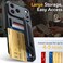 Oterkin for iPhone 17 Pro Wallet Case 45 Card Holder Kickstand RFID Blocking Full Camera Protection Military Grade Protection Shockproof Rugged Phone Case for iPhone 17 Pro Black