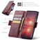 Rerzoiro for Samsung Galaxy Z Fold 7 Case Premium PU Leather Wallet Case Flip Cover with RFID BlockingCard HolderStand Function Shockproof Protective for Samsung Galaxy Z Fold 7 Red
