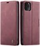 SINIANL iPhone 11 Pro Max Leather Case Folding Flip Case with Kickstand Credit Card Slot Magnetic Closure Protective Cover for iPhone 11 Pro Max 2019 Wine Red