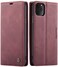 SINIANL iPhone 11 Pro Max Leather Case Folding Flip Case with Kickstand Credit Card Slot Magnetic Closure Protective Cover for iPhone 11 Pro Max 2019 Wine Red