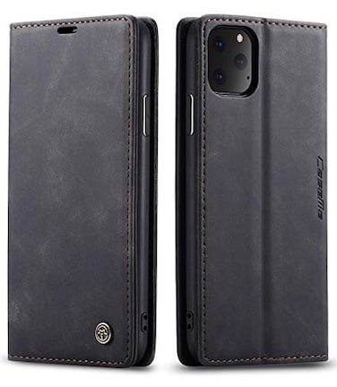 SINIANL iPhone 11 Wallet Case iPhone 11 Leather Case Book Folding Flip Case with Kickstand Credit Card Slot Magnetic Closure Protective Cover for Apple iPhone 11 2019 61 inch Black
