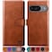 SUANPOT for Google Pixel 9 5GGoogle Pixel 9 Pro 63 Wallet case with RFID Blocking Credit Card HolderFlip Book PU Leather Protective Cover Women Men for Pixel 9 Phone case Light Brown