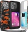 TORU for iPhone 16 Pro Wallet Case with Card Holder Hidden ID Credit Card Slot Flip Kickstand Slim Fit Shockproof Heavy Duty Phone Cover with Strap Camouflage Pattern