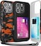 TORU for iPhone 16 Pro Wallet Case with Card Holder Hidden ID Credit Card Slot Flip Kickstand Slim Fit Shockproof Heavy Duty Phone Cover with Strap Camouflage Pattern