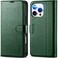 TUCCH Case Wallet for iPhone 16 Pro Max Protective TPU Shockproof Inner Shell PU Leather RFID Blocking 4 Card Holder Magnetic Stand Cover Compatible with iPhone 16 Pro Max Green