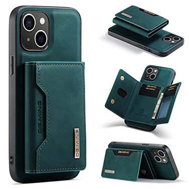 ZCDAYE Wallet Case for iPhone 14 Plus CaseiPhone 14 Plus 67 inches Case iPhone 14 Plus Leather Cases with Removable Card Holder Blue