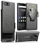 Nakedcellphone Case with Clip for BlackBerry KEY2 Black Kickstand Cover with RotatingRatchet Belt Hip Holster Combo for BlackBerry KEY2 Phone Key 2 BBF1001 BBF1006