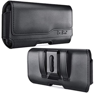 DeBin Case for Samsung Galaxy S26 Plus 5G S25 S24 S23 S22 S21 S10 S8 S9 Cell Phone Belt Holster Clip Carrying Pouch Holder Cover Fits Otterbox Commuter Black
