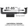 Ghostek UNIVERSAL HOLSTER with 360Degree Swivel Belt Clip and BuiltIn Kickstand Designed to Fit Any Phone or Case up to 37IN Wide with Rubberized Sides to Keep Your Device Secure 2ndGen Black
