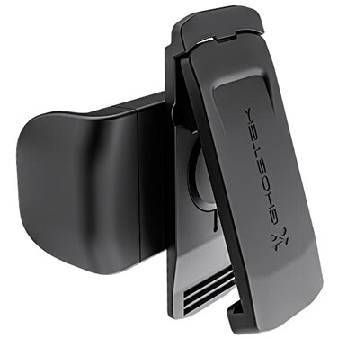 Ghostek UNIVERSAL HOLSTER with 360Degree Swivel Belt Clip and BuiltIn Kickstand Designed to Fit Any Phone or Case up to 37IN Wide with Rubberized Sides to Keep Your Device Secure 2ndGen Black