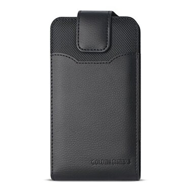 BNY-WIRELESS Golden Sheeps Compatible with BlackBerry KEYone Premium Vertical Leather Belt Clip Holster Pouch Case Cover Only BlackBerry KEYone Thin or Slim Case On