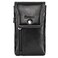 hengwin Hengwin Genuine Leather Cell Phone Holster for Belt Belt Pouch Fits for iPhone 17 Pro Max 16 Pro Max 15 Pro Max 14 Pro Max Samsung Galaxy S25 Edge Holster Case with Belt Clip Phone Holder Blac