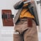 INGIDO Holster for Galaxy S25 Ultra S24 Ultra S23 Ultra 5G Note 20 Ultra 5G Note 10 Plus 5G Premium Leather Pouch with Belt Clip Phone Holster Belt Case Coffee XL