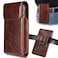 INGIDO Holster for Galaxy S25 Ultra S24 Ultra S23 Ultra 5G Note 20 Ultra 5G Note 10 Plus 5G Premium Leather Pouch with Belt Clip Phone Holster Belt Case Coffee XL