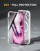 Miracase Magnetic for iPhone 16 Plus Case FullBody Phone with Builtin Glass Screen Protector Compatible with MagSafe Military Drop Proof 16 Plus Cover Bumper 67 inch Matte Clear