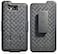 Nakedcellphone Combo Series Compatible with Sonim XP8 Phone Case Kickstand Hard Cover with RotatingRatchet Belt Clip Holster for XP8800 Black Tread