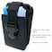 Perilogics Nylon Dual Pocket Phone Holster Belt Clip Pouch with Adjustable Quick Release Buckle Closure Carry Two Phones Face Mask Notepad Insulin Pump MultiTool or Utility Knife