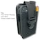 Perilogics Nylon Dual Pocket Phone Holster Belt Clip Pouch with Adjustable Quick Release Buckle Closure Carry Two Phones Face Mask Notepad Insulin Pump MultiTool or Utility Knife