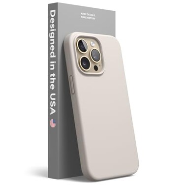 elago Compatible with iPhone 13 Pro Case Liquid Silicone Case Full Body Screen Camera Protective Cover Shockproof Slim AntiScratch Soft Microfiber Lining 61 inch Stone