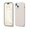 elago Compatible with iPhone 15 Case Liquid Silicone Case Full Body Protective Cover Shockproof Slim Design AntiScratch Soft Microfiber Lining 61 inch Stone