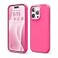 elago Compatible with iPhone 15 Pro Case Liquid Silicone Case Full Body Protective Cover Shockproof Slim Phone Case AntiScratch Soft Microfiber Lining 61 inch Ice Red