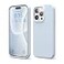 elago Compatible with iPhone 15 Pro Case Liquid Silicone Case Full Body Protective Cover Shockproof Slim Phone Case AntiScratch Soft Microfiber Lining 61 inch Light Blue