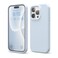 elago Compatible with iPhone 15 Pro Case Liquid Silicone Case Full Body Protective Cover Shockproof Slim Phone Case AntiScratch Soft Microfiber Lining 61 inch Light Blue