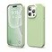 elago Compatible with iPhone 15 Pro Case Liquid Silicone Case Full Body Protective Cover Shockproof Slim Phone Case AntiScratch Soft Microfiber Lining 61 inch Pastel Green