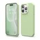 elago Compatible with iPhone 15 Pro Case Liquid Silicone Case Full Body Protective Cover Shockproof Slim Phone Case AntiScratch Soft Microfiber Lining 61 inch Pastel Green