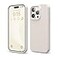 elago Compatible with iPhone 15 Pro Case Liquid Silicone Case Full Body Protective Cover Shockproof Slim Phone Case AntiScratch Soft Microfiber Lining 61 inch Stone