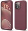 elago Compatible with iPhone 15 Pro Max Case Liquid Silicone Case Full Body Protective Cover Shockproof Slim Phone Case AntiScratch Soft Microfiber Lining 67 inch Burgundy