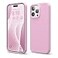 elago Compatible with iPhone 15 Pro Max Case Liquid Silicone Case Full Body Protective Cover Shockproof Slim Phone Case AntiScratch Soft Microfiber Lining 67 inch Hot Pink