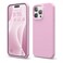 elago Compatible with iPhone 15 Pro Max Case Liquid Silicone Case Full Body Protective Cover Shockproof Slim Phone Case AntiScratch Soft Microfiber Lining 67 inch Hot Pink