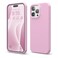 elago Compatible with iPhone 15 Pro Max Case Liquid Silicone Case Full Body Protective Cover Shockproof Slim Phone Case AntiScratch Soft Microfiber Lining 67 inch Hot Pink