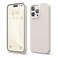 elago Compatible with iPhone 15 Pro Max Case Liquid Silicone Case Full Body Protective Cover Shockproof Slim Phone Case AntiScratch Soft Microfiber Lining 67 inch Stone