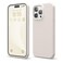 elago Compatible with iPhone 15 Pro Max Case Liquid Silicone Case Full Body Protective Cover Shockproof Slim Phone Case AntiScratch Soft Microfiber Lining 67 inch Stone