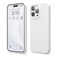 elago Compatible with iPhone 15 Pro Max Case Liquid Silicone Case Full Body Protective Cover Shockproof Slim Phone Case AntiScratch Soft Microfiber Lining 67 inch White